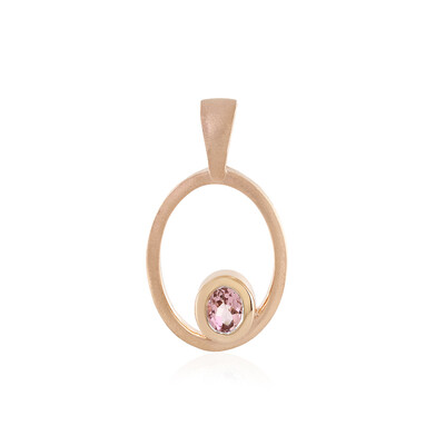 Pink Tourmaline Silver Pendant (MONOSONO COLLECTION)