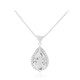 White Topaz Silver Necklace