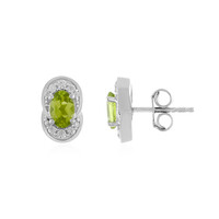 Peridot Silver Earrings