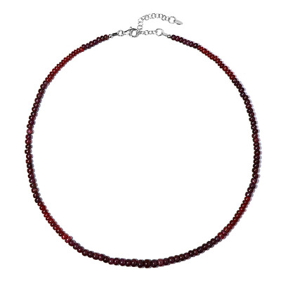 Ruby Silver Necklace