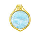 Larimar Silver Pendant