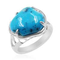 Kingman Turquoise Silver Ring (Anne Bever)