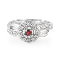 Mozambique Garnet Silver Ring