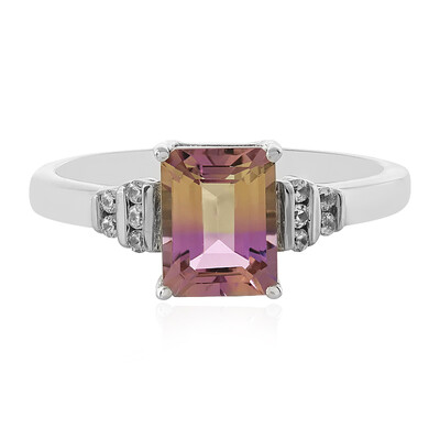 Ametrine Silver Ring