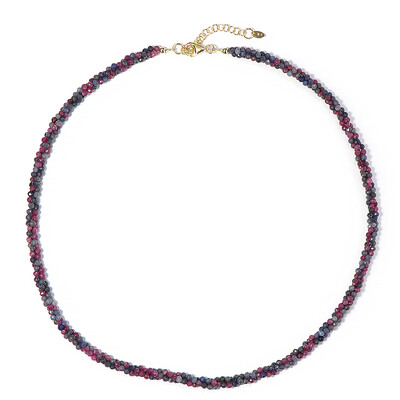 Mozambique Ruby Silver Necklace