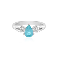 Blue Apatite Silver Ring