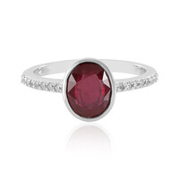 Madagascar Ruby Silver Ring