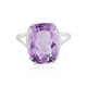 Rose de France Amethyst Silver Ring