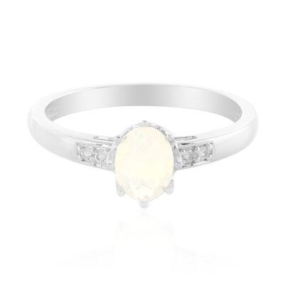 Welo Opal Silver Ring