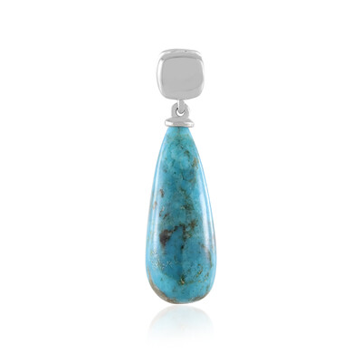 Turquoise Silver Pendant (MONOSONO COLLECTION)