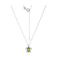 Peridot Silver Necklace