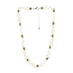 Freshwater pearl Silver Necklace (TPC)