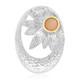 Orange Moonstone Silver Pendant (MONOSONO COLLECTION)