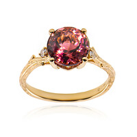 14K Congo Neon Tourmaline Gold Ring (Smithsonian)