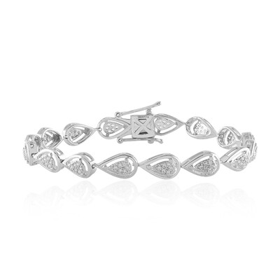 Zircon Silver Bracelet