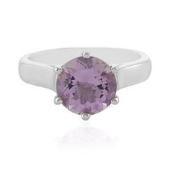 Rose de France Amethyst Silver Ring