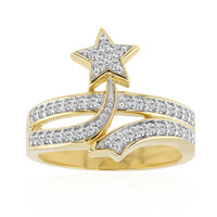 9K SI1 (G) Diamond Gold Ring