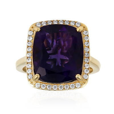 Moroccan Amethyst Silver Ring