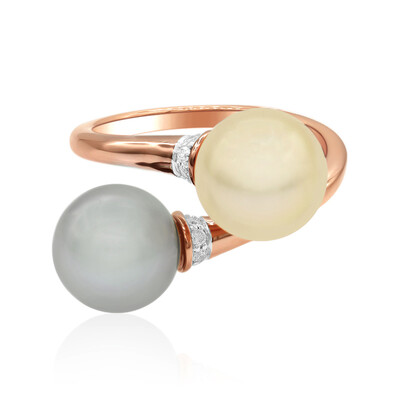 9K Golden South Sea Pearl Gold Ring (TPC)