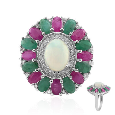 Welo Opal Silver Ring