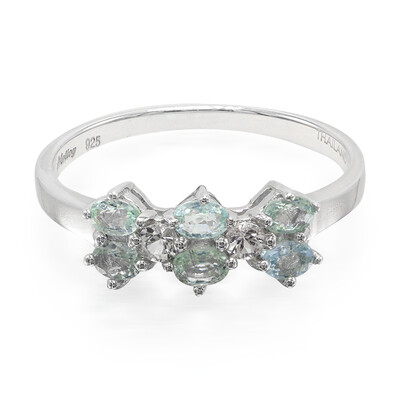 Paraiba Tourmaline Silver Ring