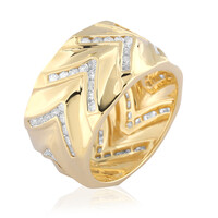 9K I2 (I) Diamond Gold Ring (de Melo)