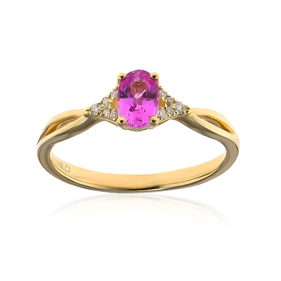 14K Pink Sapphire Gold Ring (CIRARI)