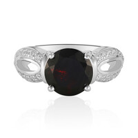 Indian Garnet Silver Ring