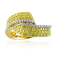 14K SI2 Yellow Diamond Gold Ring (CIRARI)