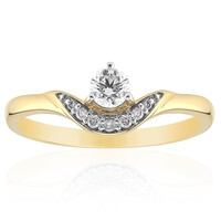 9K SI1 (G) Diamond Gold Ring