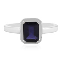 Iolite Silver Ring