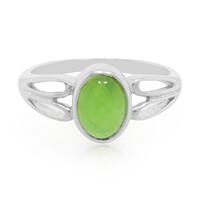 Imperial Chrysoprase Silver Ring