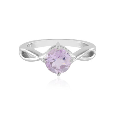 Rose de France Amethyst Silver Ring