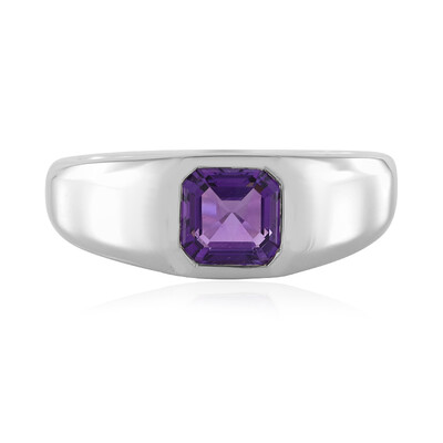 Siberian Amethyst Silver Ring