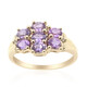 9K Ceylon Purple Sapphire Gold Ring