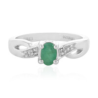 Socoto Emerald Silver Ring