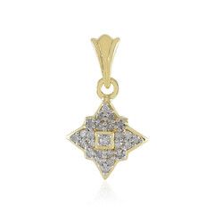 I2 (I) Diamond Silver Pendant