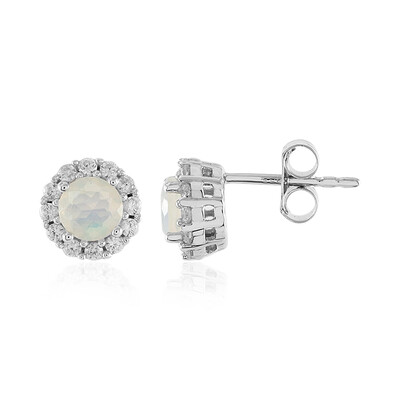 Welo Opal Silver Earrings