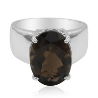 Smoky Quartz Silver Ring