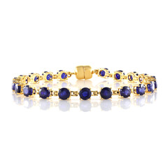 Blue Sapphire Silver Bracelet