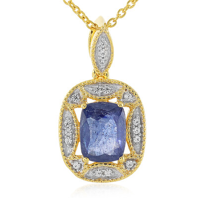 Madagascar Blue Sapphire Silver Necklace