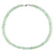 Green Aventurine Silver Necklace