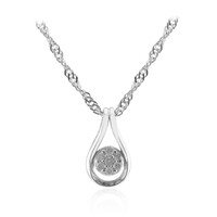 I3 (I) Diamond Silver Necklace