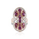 Rhodolite Silver Ring (Gems en Vogue)