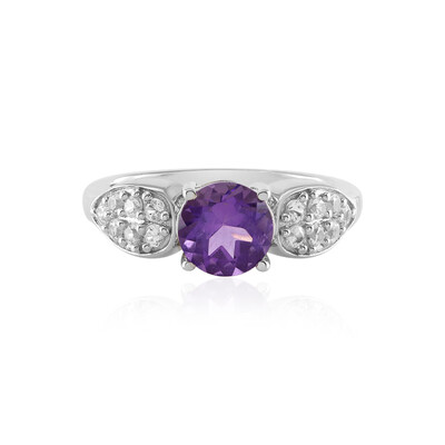 Uruguayan Amethyst Silver Ring