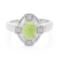 Imperial Chrysoprase Silver Ring