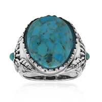 Kingman Blue Mojave Turquoise Silver Ring (Art of Nature)