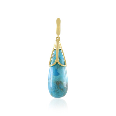 Turquoise Silver Pendant (MONOSONO COLLECTION)