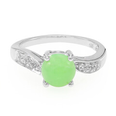 Imperial Chrysoprase Silver Ring