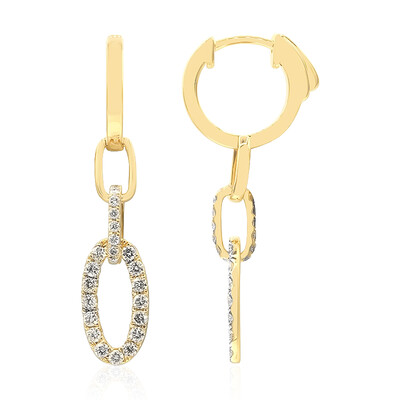 14K I1 (H) Diamond Gold Earrings (CIRARI)